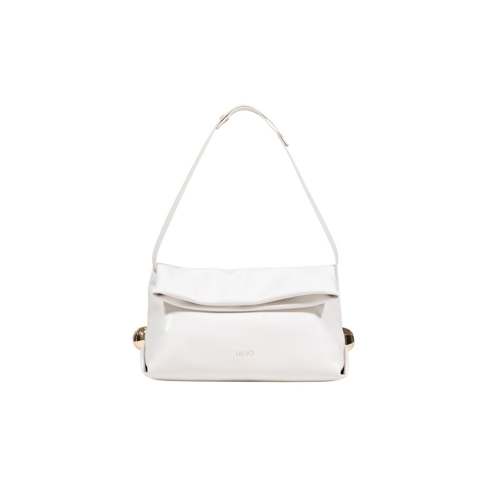 Liu Jo Cream Polyurethane Clutch Bag