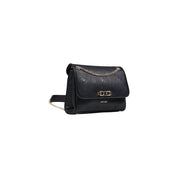 Guess Black Polyurethane Convertible Xbody Flap Handbag