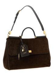 Dolce & Gabbana Brown Suede Handbags