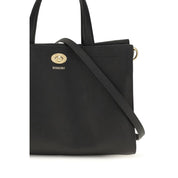 Burberry Black Calf Leather Tote Bag