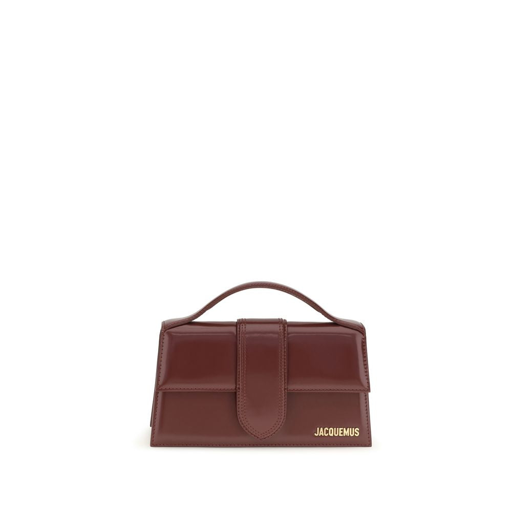 Jacquemus Bordeaux Calf Leather Shoulder Bag