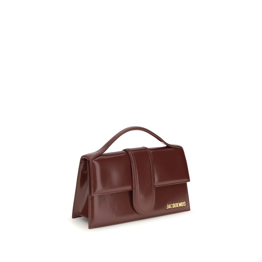 Jacquemus Bordeaux Calf Leather Shoulder Bag