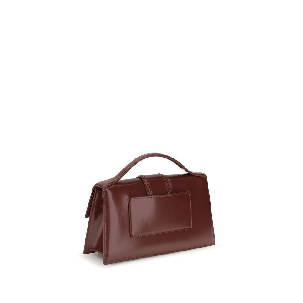Jacquemus Bordeaux Calf Leather Shoulder Bag
