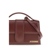 Jacquemus Bordeaux Calf Leather Shoulder Bag