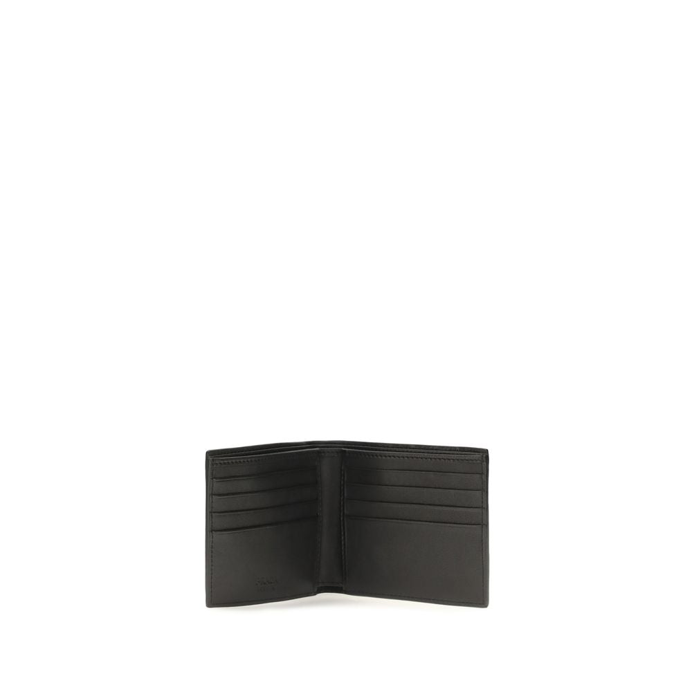 Prada Black Calf Leather Wallet