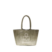 Isabel Marant Bicolor Cotton Shoulder Bags