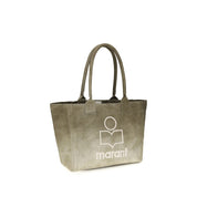 Isabel Marant Bicolor Cotton Shoulder Bags
