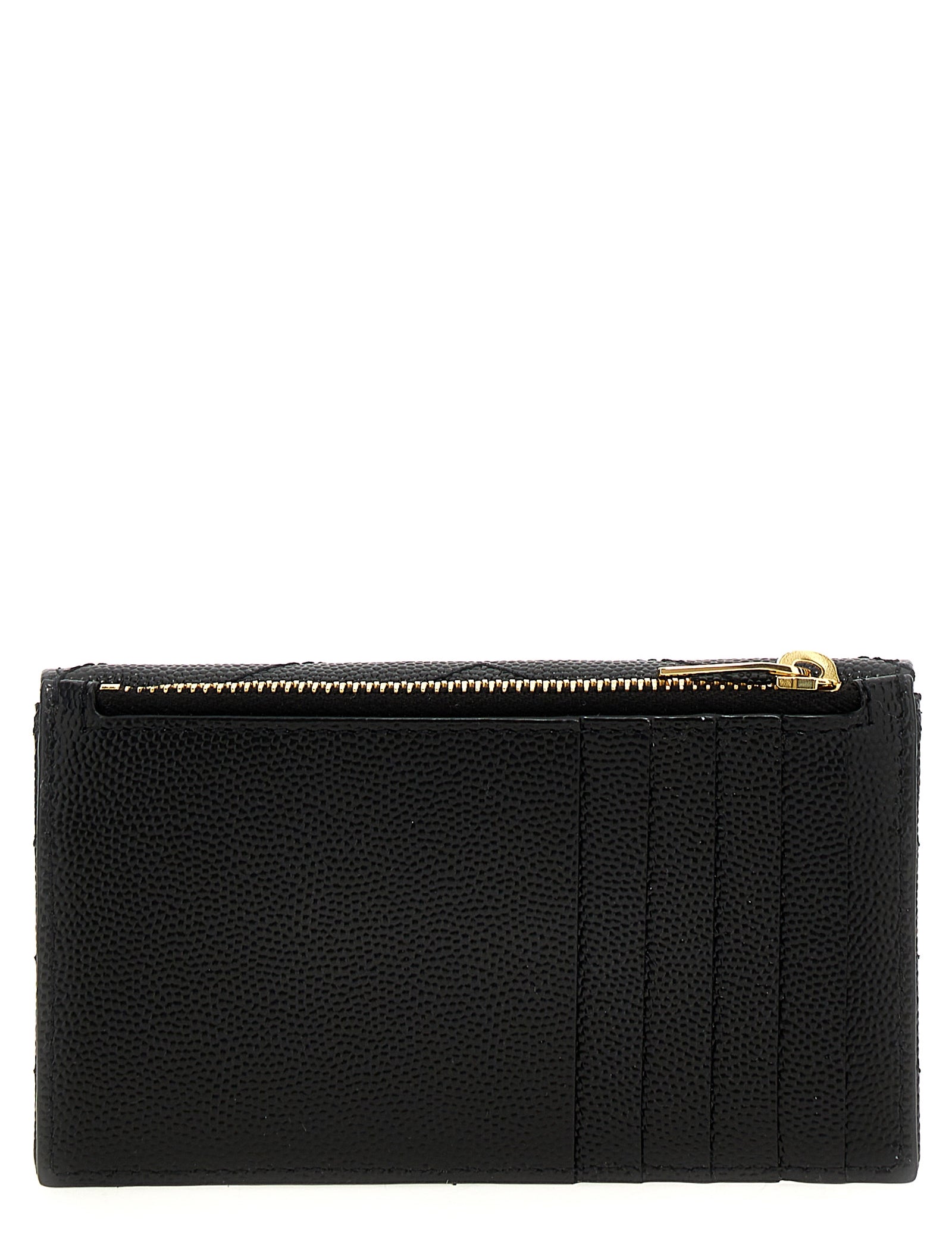 Saint Laurent Black Calfskin Cardholders