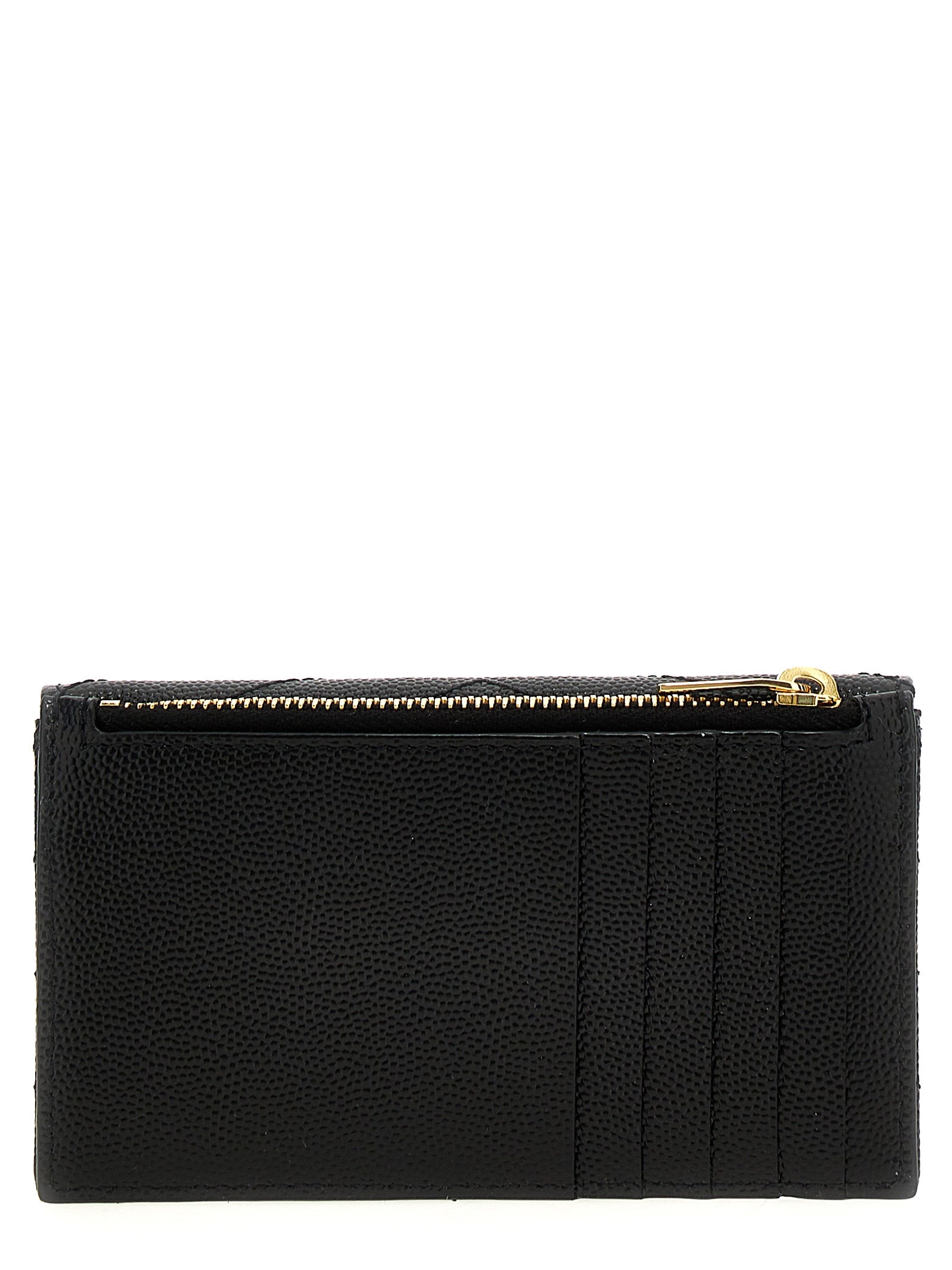 Saint Laurent Black Calfskin Cardholders