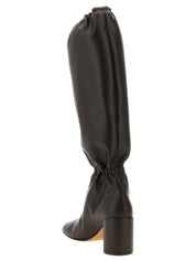 MM6 Maison Margiela Brown Polyurethane Boots