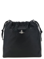 Vivienne Westwood Black Polyurethane Shoulder Bag