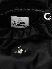 Vivienne Westwood Black Polyurethane Shoulder Bag