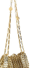 Paco Rabanne Gold Steel Shoulder Bag