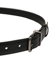Dolce & Gabbana Black Leather Belts