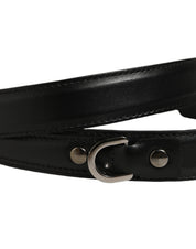 Dolce & Gabbana Black Leather Belts