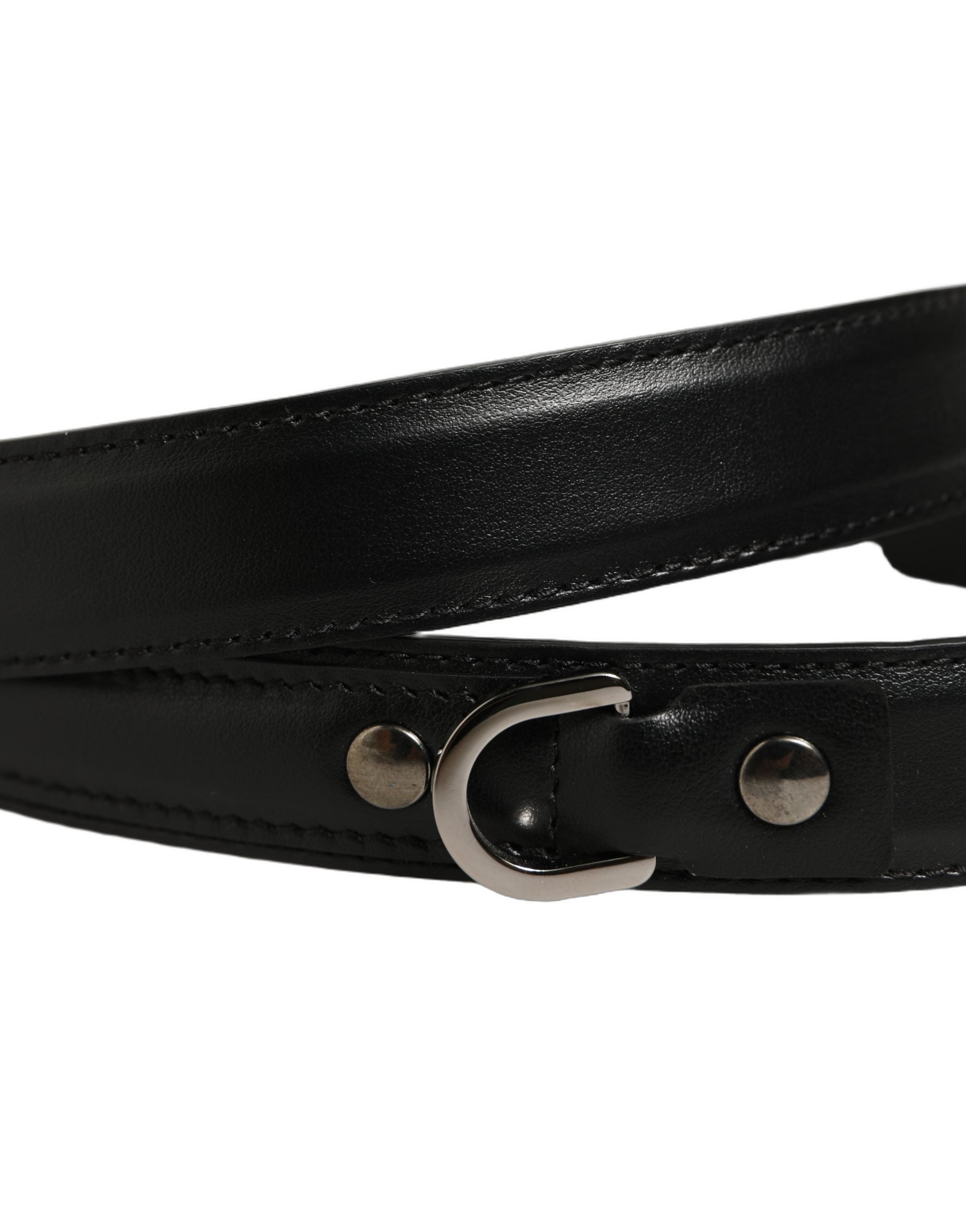 Dolce & Gabbana Black Leather Belts