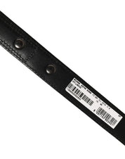 Dolce & Gabbana Black Leather Belts