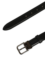 Dolce & Gabbana Black Leather Belts