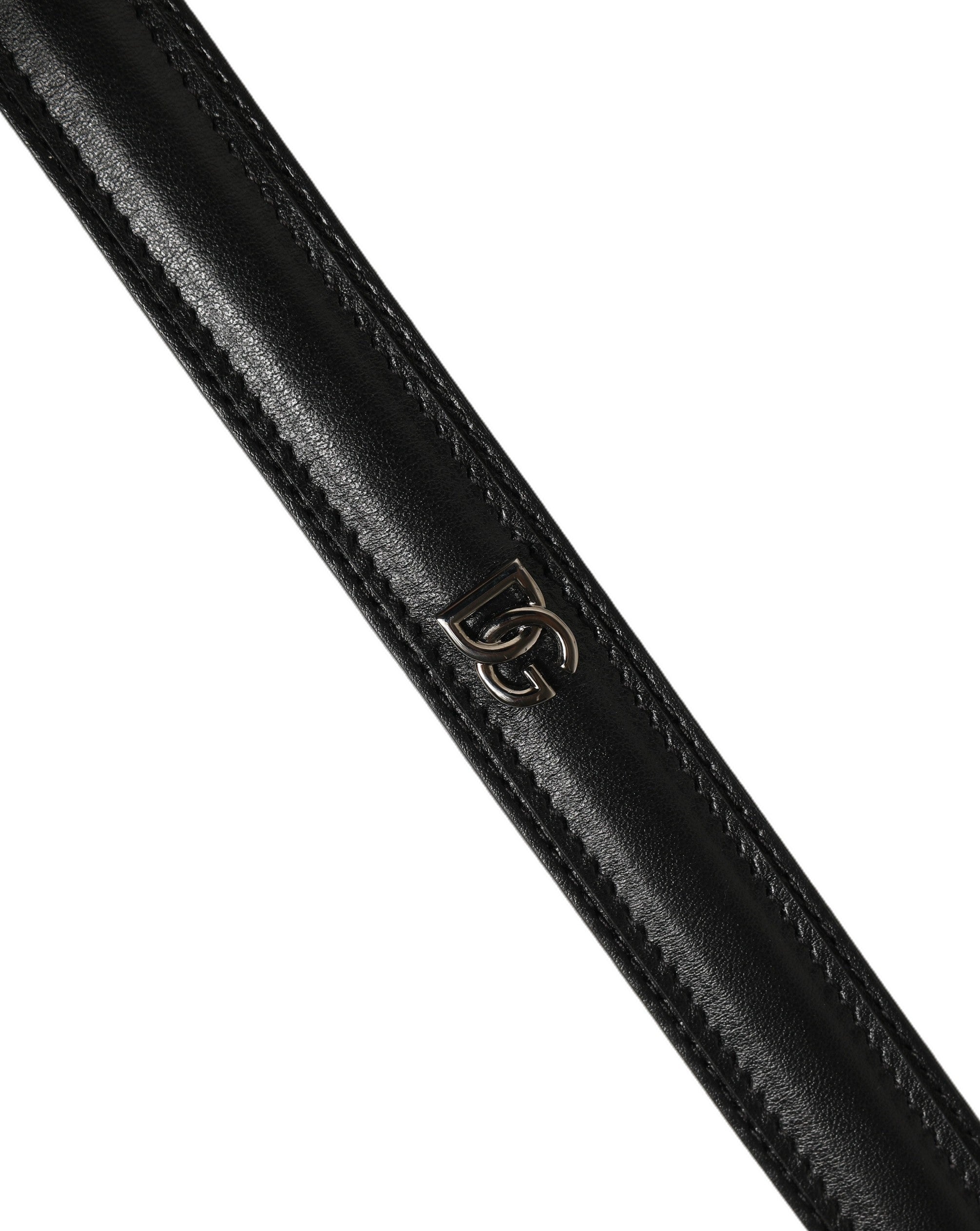 Dolce & Gabbana Black Leather Belts