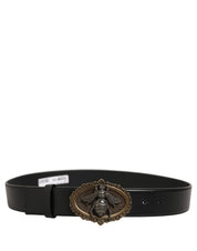 Dolce & Gabbana Black Calf Leather Belts