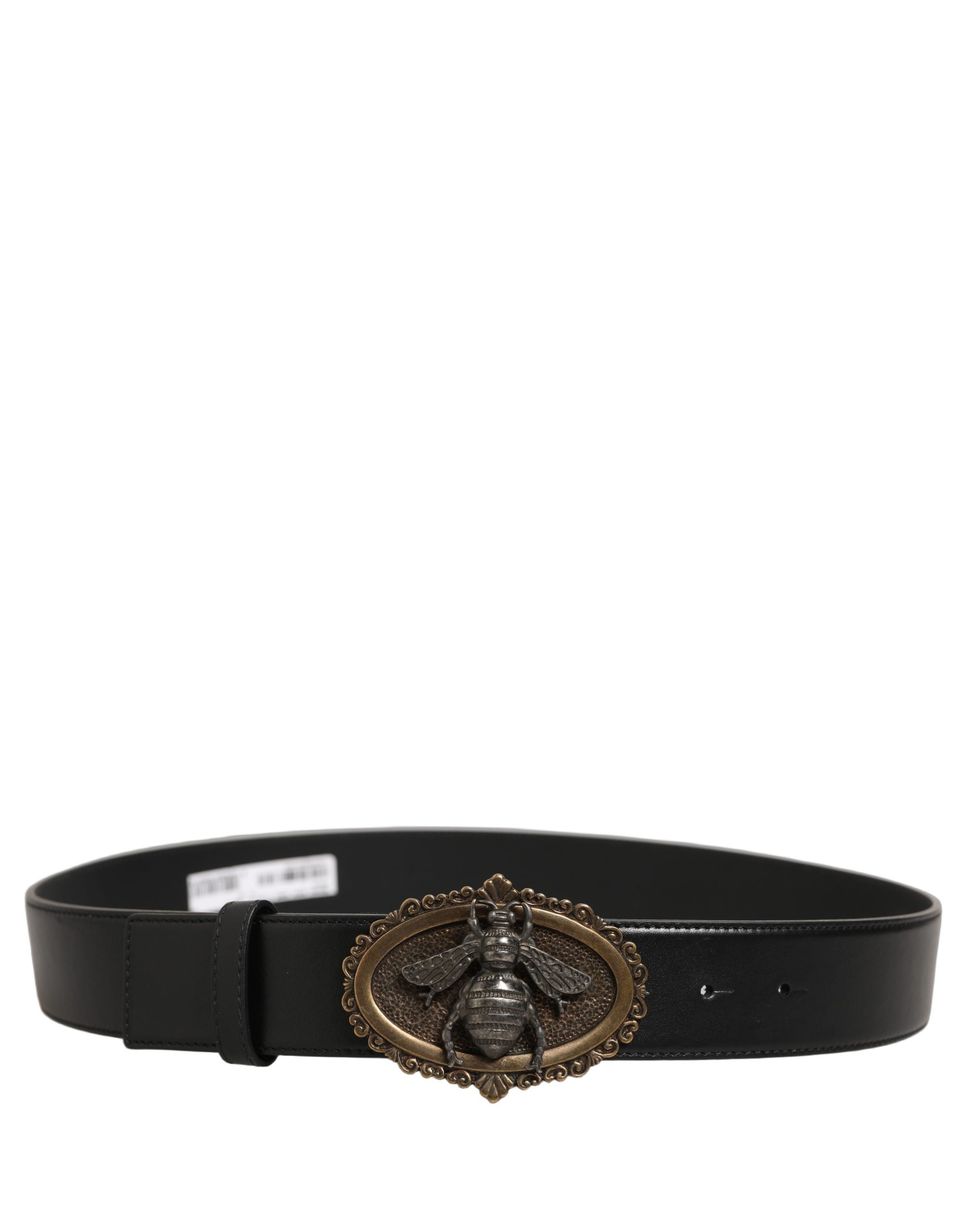 Dolce & Gabbana Black Calf Leather Belts