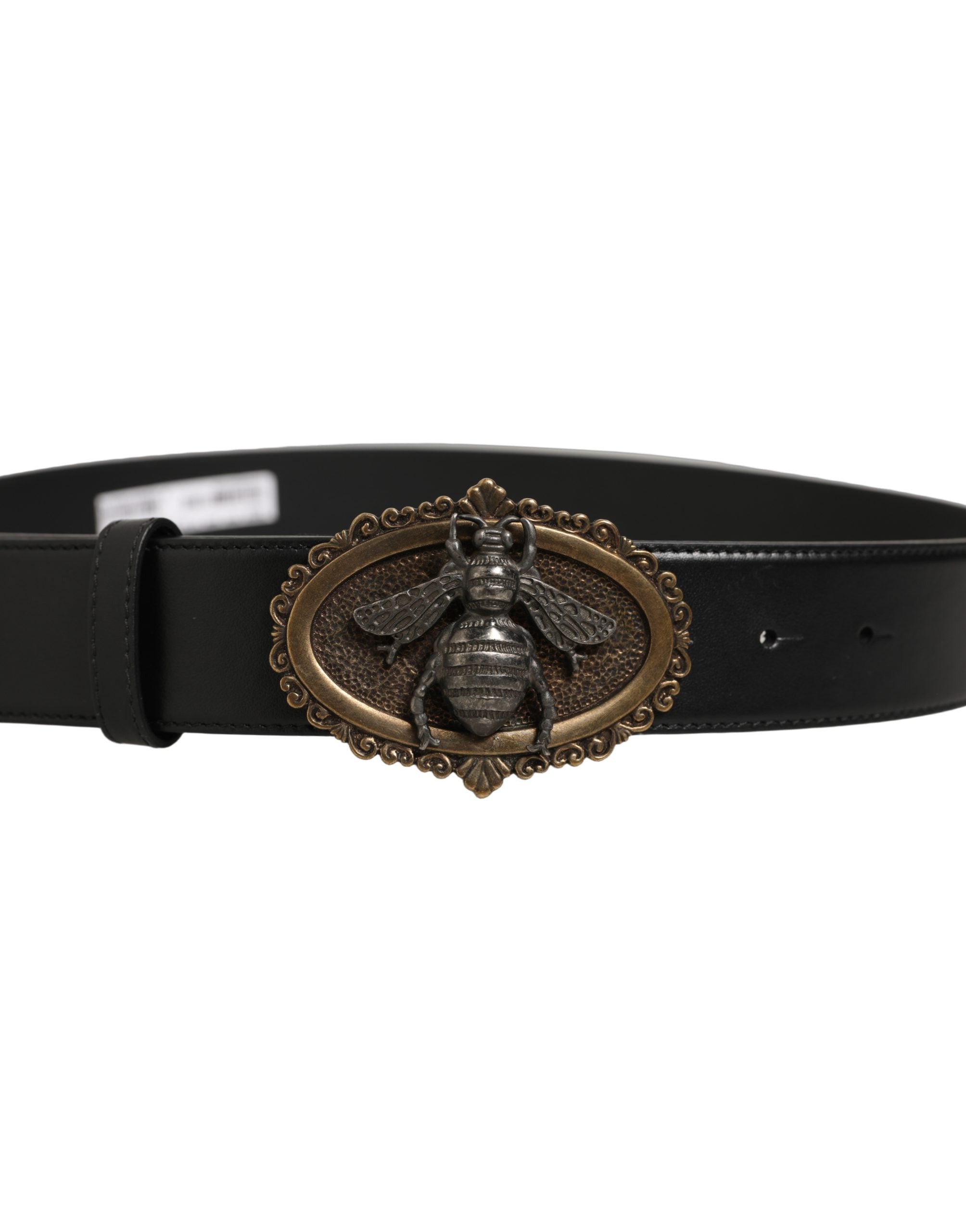 Dolce & Gabbana Black Calf Leather Belts