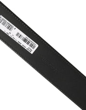 Dolce & Gabbana Black Calf Leather Belts
