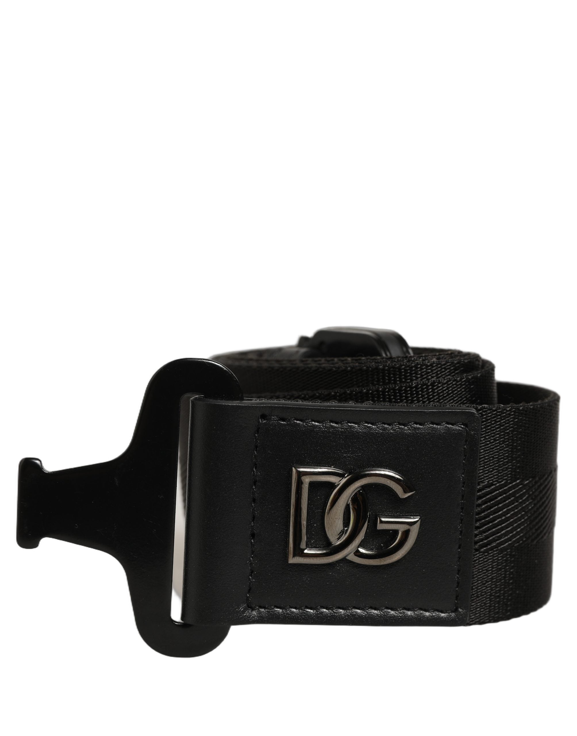 Dolce & Gabbana Black Fabric Belt