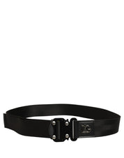 Dolce & Gabbana Black Fabric Belt