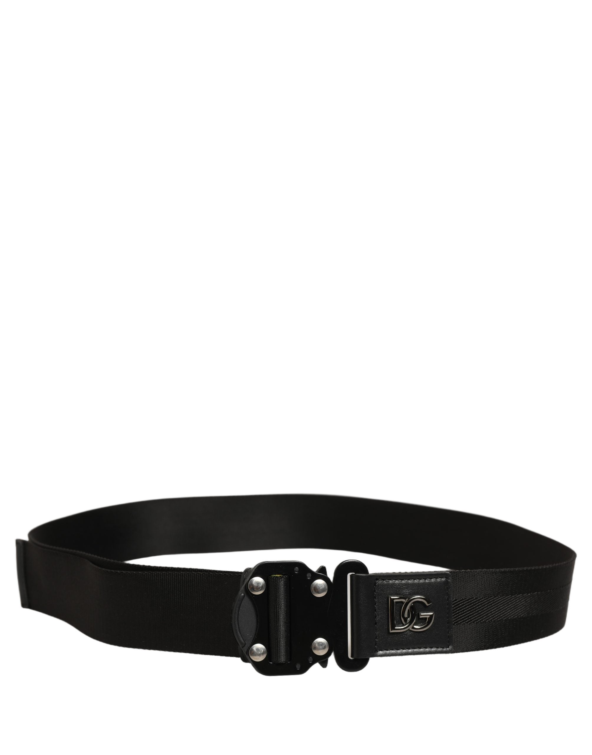 Dolce & Gabbana Black Fabric Belt