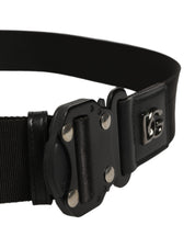 Dolce & Gabbana Black Fabric Belt