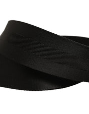 Dolce & Gabbana Black Fabric Belt