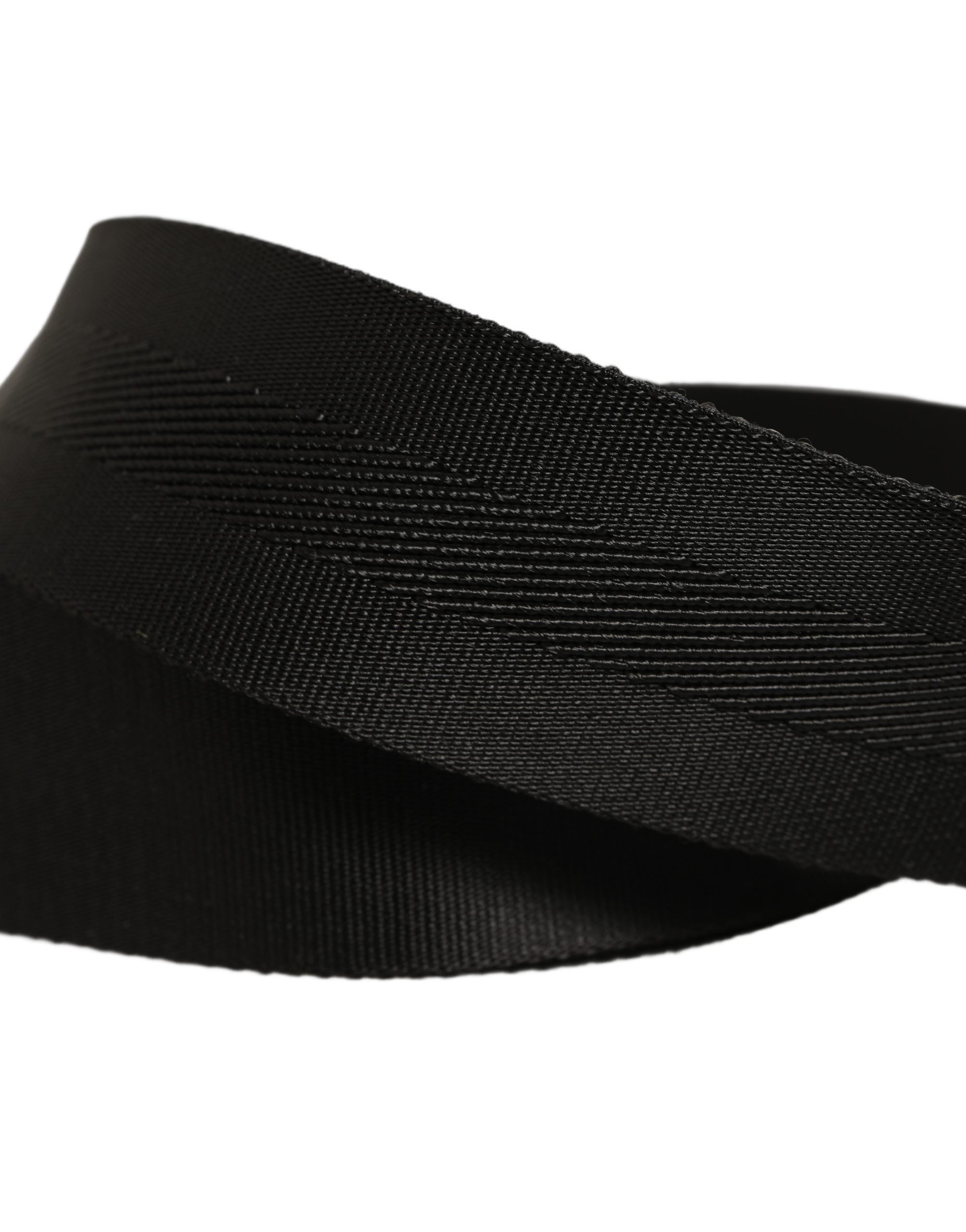 Dolce & Gabbana Black Fabric Belt