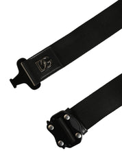 Dolce & Gabbana Black Fabric Belt