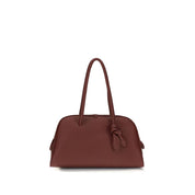 Jacquemus Bordeaux Calf Leather Shoulder Bag