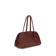 Jacquemus Bordeaux Calf Leather Shoulder Bag