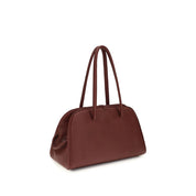 Jacquemus Bordeaux Calf Leather Shoulder Bag