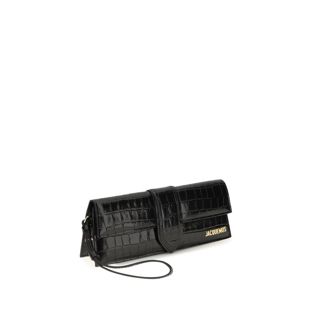 Jacquemus Black Calf Leather Clutch Bag