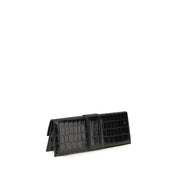 Jacquemus Black Calf Leather Clutch Bag