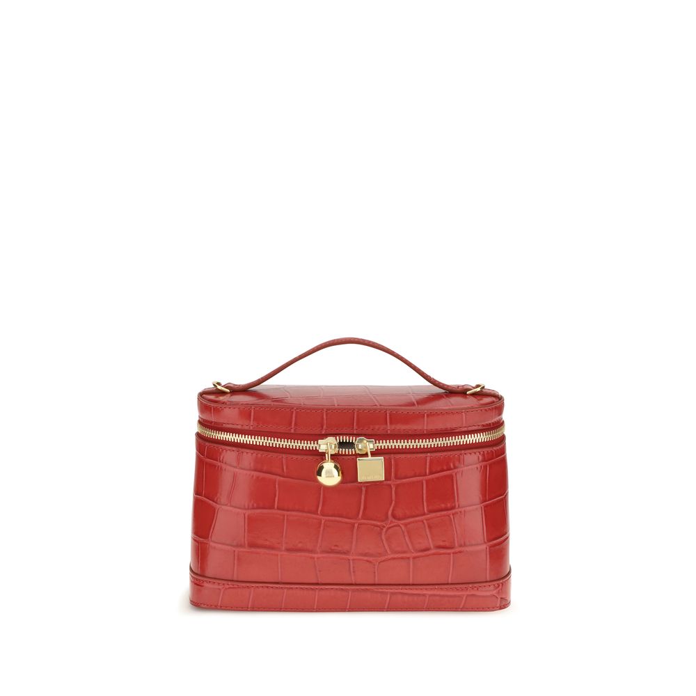 Jacquemus Red Calf Leather Shoulder Bag