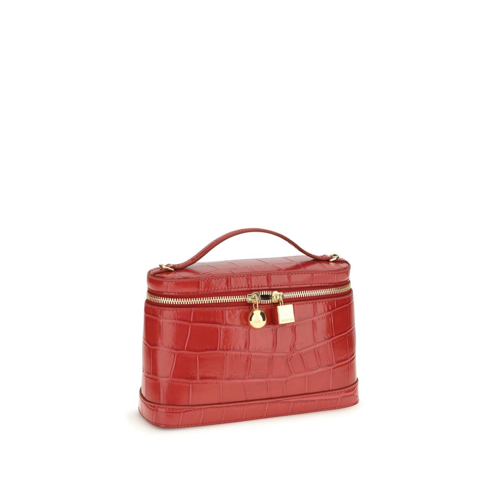 Jacquemus Red Calf Leather Shoulder Bag