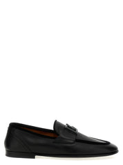 Dolce & Gabbana Black Calfskin Loafers