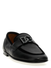 Dolce & Gabbana Black Calfskin Loafers