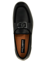 Dolce & Gabbana Black Calfskin Loafers