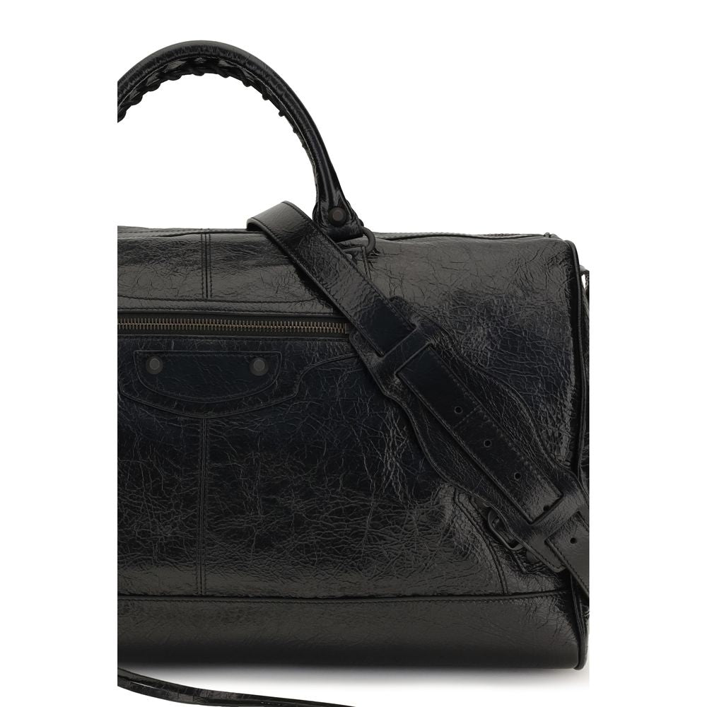 Balenciaga Black Lambskin Shoulder Bag