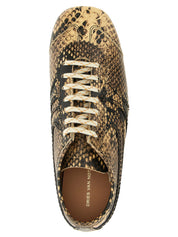Dries Van Noten Beige Calfskin Sneakers