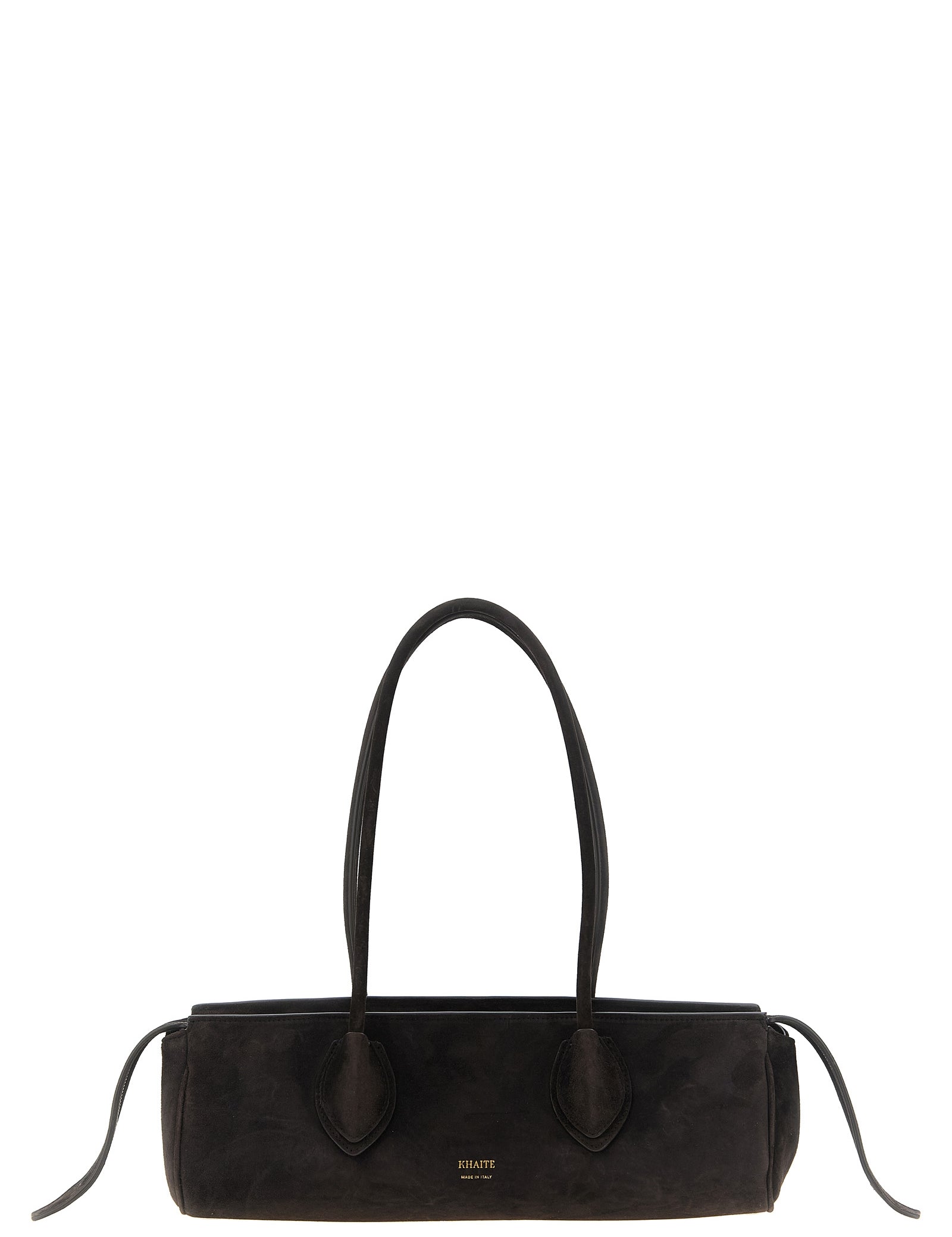 Khaite Brown Calfskin Shoulder Bag