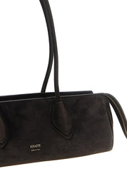 Khaite Brown Calfskin Shoulder Bag