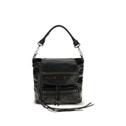 Balenciaga Black Lambskin Backpack