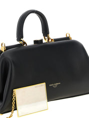 Dolce & Gabbana Black Lamb Leather Handbag